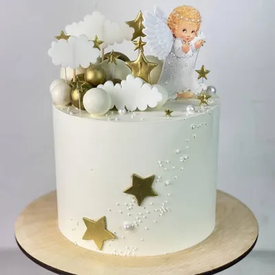 Торт на крещение, Confectionery \u0026 Bakery Moscow, buy at a price of 7000  RUB, Cakes on Tfd_cake with delivery | Flowwow