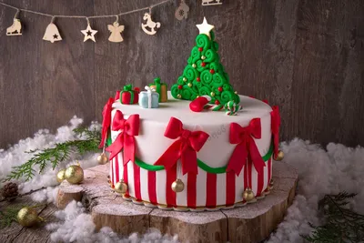 Торт на рождество на заказ: купить в кондитерской с доставкой по Москве