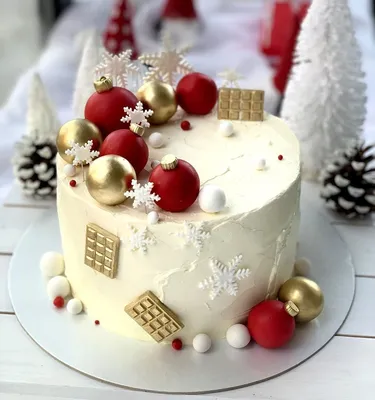 торт СВЕЧА ! Торт на Рождество, торт на Новый Год! Украшение  белково-заварным кремом! CHRISTMAS CAKE - YouTube