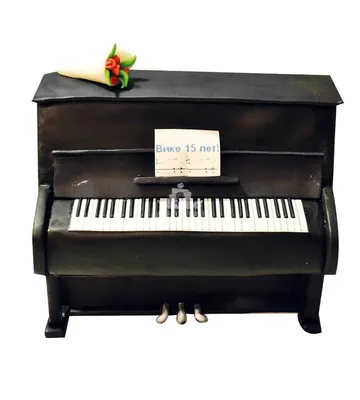 Купить Торт в виде пианино на заказ недорого в Москве с доставкой
