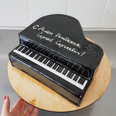 Торт пианино - 72 фото