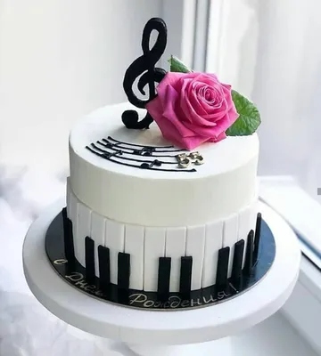 Торт пианино фото