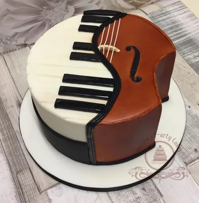 Piano \u0026 Cello cake | Music cakes, Piano cakes, Music birthday cakes