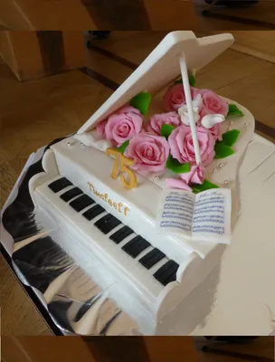 Торт очаровательное пианино · купить с доставкой в Тортиков.ком