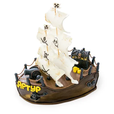 Пиратский корабль — Торт на заказ — Кондитерская «Рада» Пермь