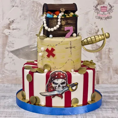 торт пираты заказать для мальчика на день рождения