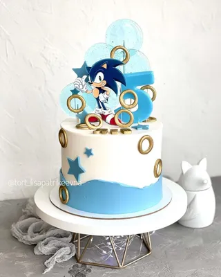 🦊Торты • Ставрополь 🦊 on Instagram: “Супер-ёжик Соник! Как классно, что  наши дети хоть что-то смотрят из наш… | Sonic birthday cake, Sonic cake,  Boy birthday cake