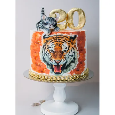 Торт «Тигр» на заказ в СпБ ○ Заказать торт «Тигр» от 1600 руб/кг