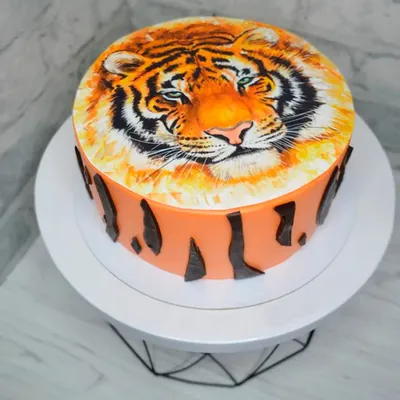 Торт в виде тигра купить на заказ в Москве с доставкой