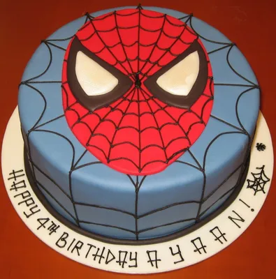 Торт в виде человека паука - 71 фото