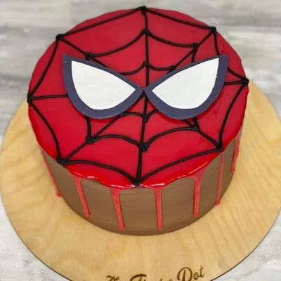 Торт на день рождения \"Человек-паук\