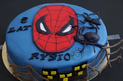 Торт человек паук с паутиной - 72 photo