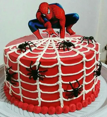 Торт человек паук - 72 photo