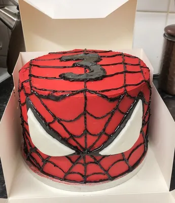 Человек паук тортик - 72 photo