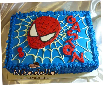 Торт человек паук без мастики (58 фото)
