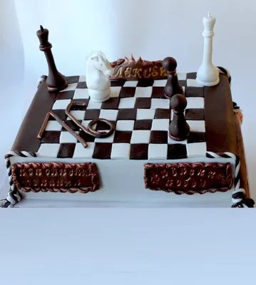 Торт шахматная доска · купить с доставкой в Тортиков.ком