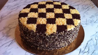 Торт \"Шахматный\" / Шахматный Торт / Chessboard Cake / Авторский Рецепт /  Пошаговый Рецепт - YouTube