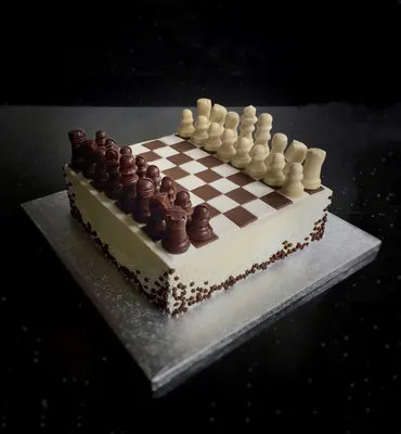 Торт с шахматными фигурами - 68 фото