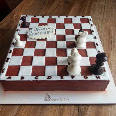 Торт \"Шахматная доска\"