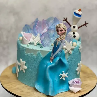 Торт на день рождения Холодное сердце Эльза, Кондитерские и пекарни в  Москве, купить по цене 8900 руб, Детские торты в Tfd_cake с доставкой |  Flowwow