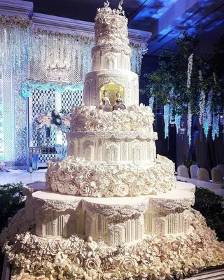 Большой торт на свадьбу - 67 photo