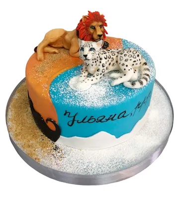 Торт с животными №12616 купить по выгодной цене с доставкой по Москве.  Интернет-магазин Московский Пекарь