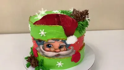 Как Украсить Торт на НОВЫЙ 2023 год! Торт ДЕД МОРОЗ! New Year's Cake Santa  Claus! Красивый торт! - YouTube