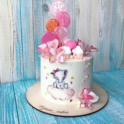 761 Likes, 11 Comments - ТОРТЫ и ПРЯНИКИ (@jane__cakes) on Instagram: “Ещё  разок хочу показать этот тортик ☺️, вы же н… | Girl cakes, Baby shower  cakes girl, Cake