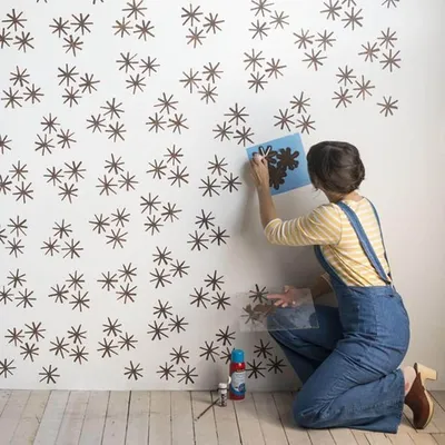 Украсьте пустые стены с помощью трафаретов - eto-oboi.ru