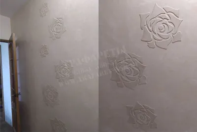 Трафарет для декорирования «Роза» 350 мм Трафареты для декора стен