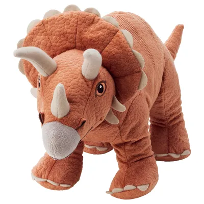 Купить JÄTTELIK ЙЭТТЕЛИК - Мягкая игрушка, динозавр/Трицератопс с доставкой  до двери. Характеристики, цена 499 руб. | Артикул: 80471218