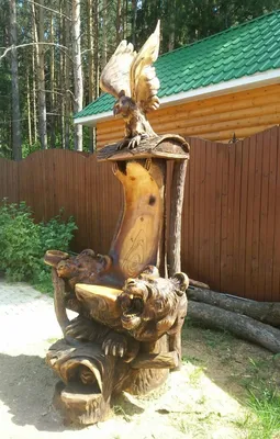 Резное деревянное кресло — СКУЛЬПТМАСТЕР