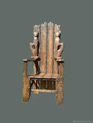 Резной трон из дерева \"Монарх\" от фабрики мебели под заказ. Кресло трон,  стул трон из натурального дерева, цена 15400 грн — Prom.ua (ID#1007933079)