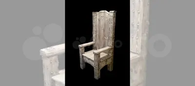 Кресла и троны | Трон Викинг — художественная мебель под старину