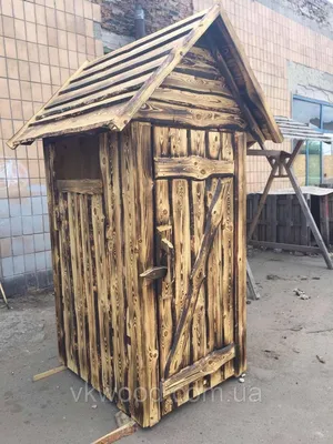 Теремок\" - уличный туалет из дерева, цена 7000 грн — Prom.ua (ID#1175491086)