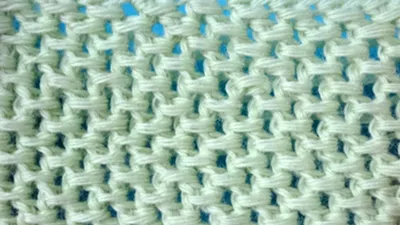 Тунисская сеточка - тунисское вязание - узор 13 - Tunisian crochet - YouTube