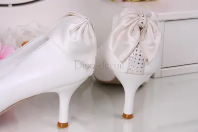 Туфли «Бант» - заказать в интернет-магазине «Пион-Декор» или свадебном  салоне в Москве