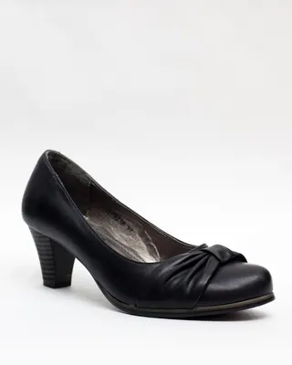 Туфли женские черные с бантом оптом | Женская обувь | МосТоргОбувь