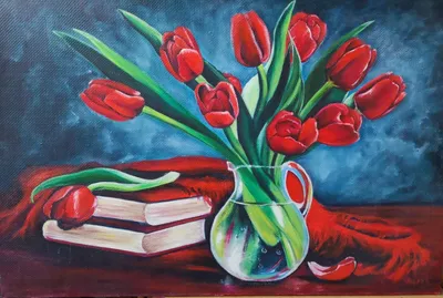 Red Tulips – Alesia ART