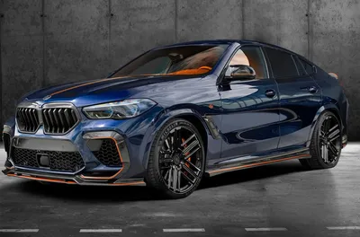 Посмотрите на BMW X6 M в салоне на Lamborghini — двигатель