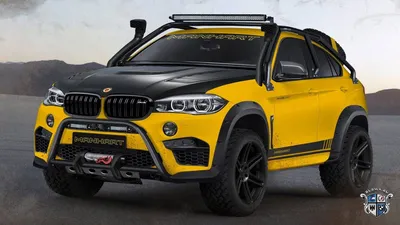 BMW X6 M в тюнинг-ателье Manhart подготовили в настоящий вездеход с 888 л.с. :: Новый БМВ :: РУ БМВ