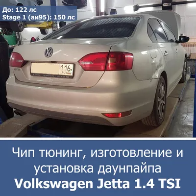 Чип тюнинг Volkswagen Jetta 1.4 tsi