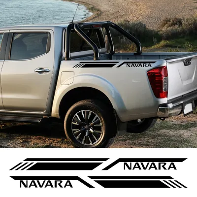 Auto Stamm Seite Aufkleber Für Nissan Navara D40 D22 D23 NP300 Pickup Lkw  Streifen Stil Decals Vinyl Abdeckung Auto Tuning zubehör| | - AliExpress