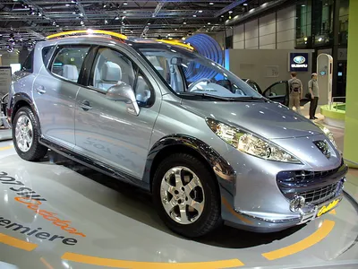 360° Вид на Peugeot 207 SW 2012 3D модель - Магазин Hum3D