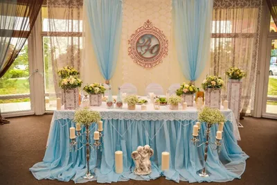 Красивое оформление свадебного стола - 90 фото