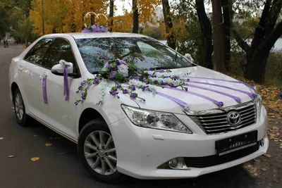 Искусственные цветы - Украшение автомобилей - Свадебный рай