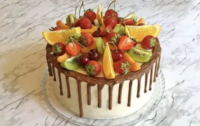 Как красиво украсить торт летними ягодами: идеи в фото - Идеи