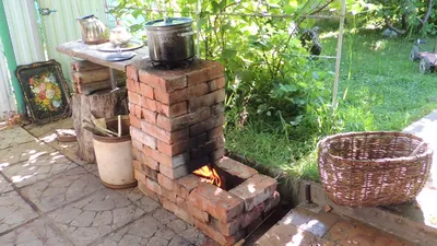 Ракетная уличная печь из кирпича. Rocket Stove Ideas 54 - Brick Box Rocket  Stove - YouTube