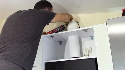 Монтаж воздуховода для кухонной вытяжки - YouTube