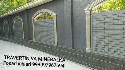 Минеральная фасадная штукатурка, цена 230 000 сум от Травертин ва  минуралка, купить в Ташкенте, Узбекистан - фото и отзывы на Glotr.uz